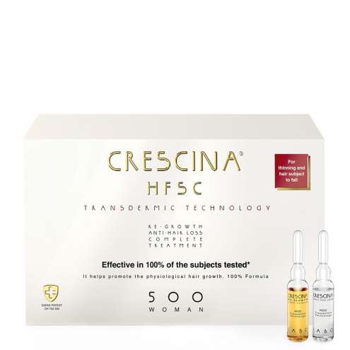 CRESCINA 500 HFSC Transdermic Re-Growth and Anti-Hair Loss WOMAN, 20 ampoules x 3,5 ml